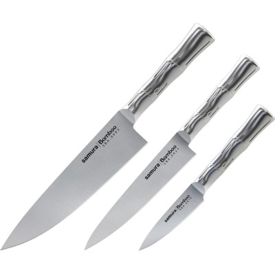 Набор из 3 ножей SAMURA BAMBOO 10, 23, 85, AUS-8